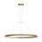 Visual Comfort Modern Ashok 1 Light 48.7" Chandelier, Brass