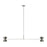 Visual Comfort Modern Sean Lavin Shanti 2 Lt Chandelier, PN - SLLS31927N