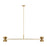 Visual Comfort Modern Sean Lavin Shanti 2 Light Chandelier, Brass - SLLS31927NB