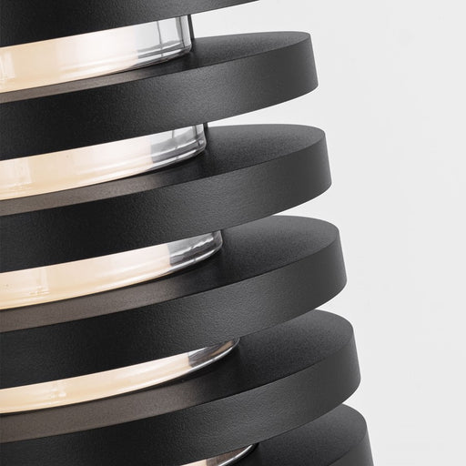 Visual Comfort Modern Quoddy 1 Light 16" Outdoor Sconce, Black