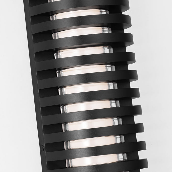 Visual Comfort Modern Quoddy 1 Light 37" Outdoor Sconce, Black