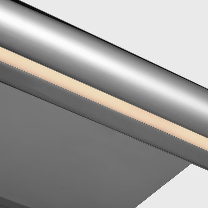 Visual Comfort Modern Agra 1 Light 18" Picture Light, Pol Nickel