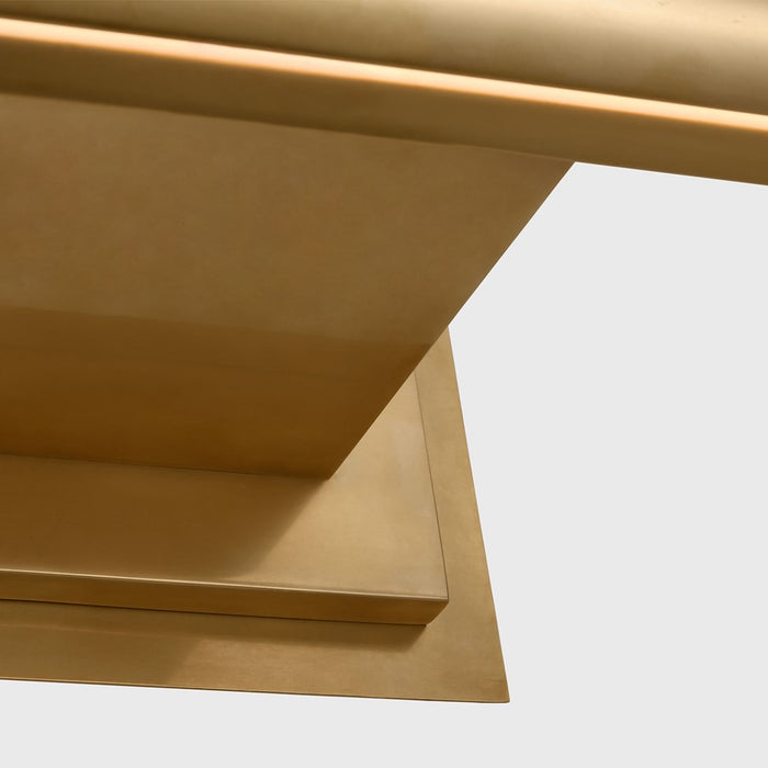 Visual Comfort Modern Agra 1 Light 24" Picture Light, Brass