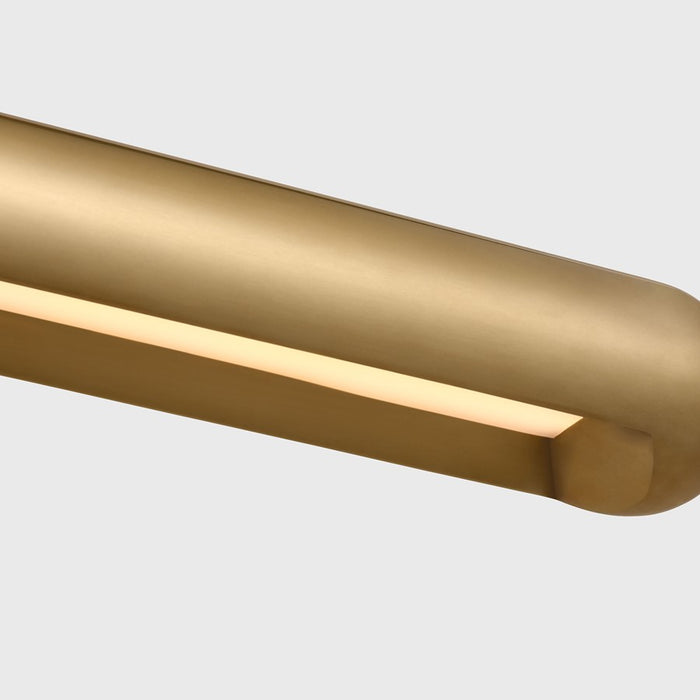 Visual Comfort Modern Agra 1 Light 24" Picture Light, Brass