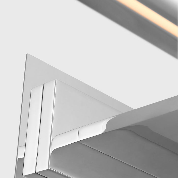 Visual Comfort Modern Agra 1 Light 24" Picture Light, Pol Nickel