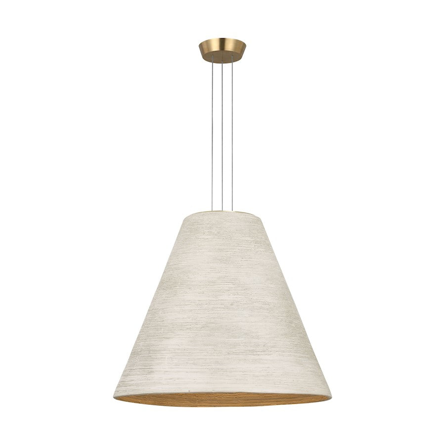 Visual Comfort Modern Sean Lavin Karam 1 Lt 21" Pendant, BR/CR - SLPD12527CRNB