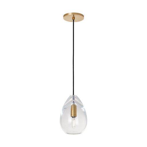 Visual Comfort Modern Sean Lavin 1 Lt Line Voltage Pendants, Brass - SLPD278CNB