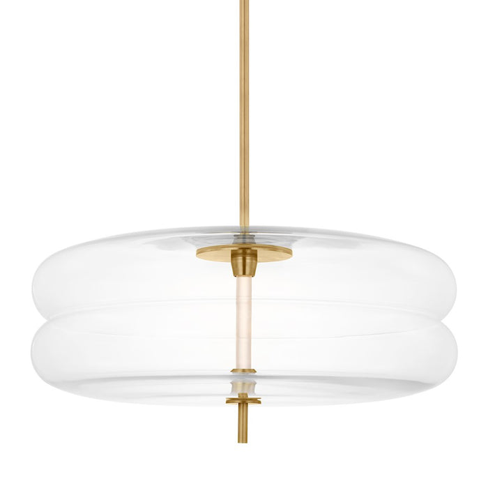 Visual Comfort Modern Sean Lavin Shakkei 1 Lt Dbl Pendant, BR - SLPD31027CNB