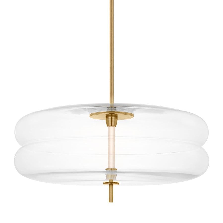 Visual Comfort Modern Sean Lavin Shakkei 1 Lt Dbl Pendant, BR - SLPD31027CNB