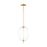 Visual Comfort Modern Sean Lavin Heian 1 Light LED Pendant, Brass - SLPD31227CNB