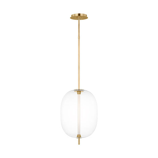 Visual Comfort Modern Sean Lavin Heian 1 Light LED Pendant, Brass - SLPD31227CNB