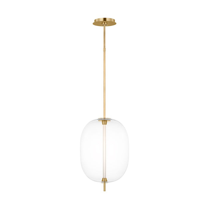 Visual Comfort Modern Sean Lavin Heian 1 Light LED Pendant, Brass - SLPD31227CNB