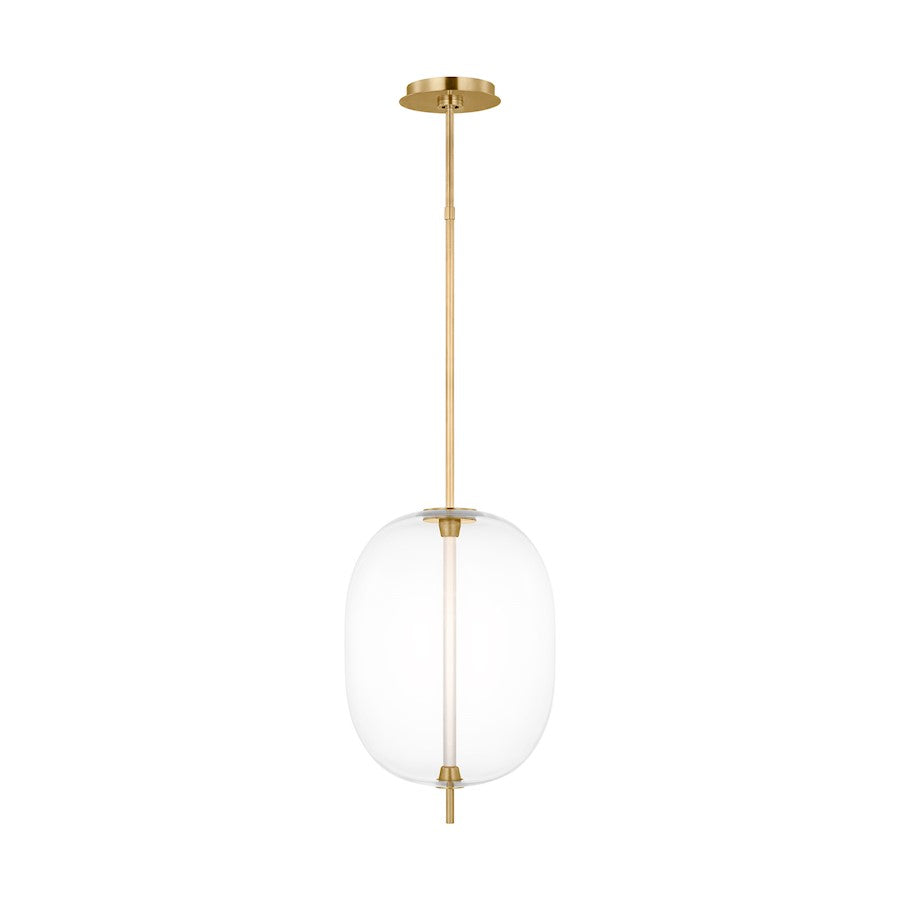 Visual Comfort Modern Sean Lavin Heian 1 Light LED Pendant, Brass - SLPD31227CNB