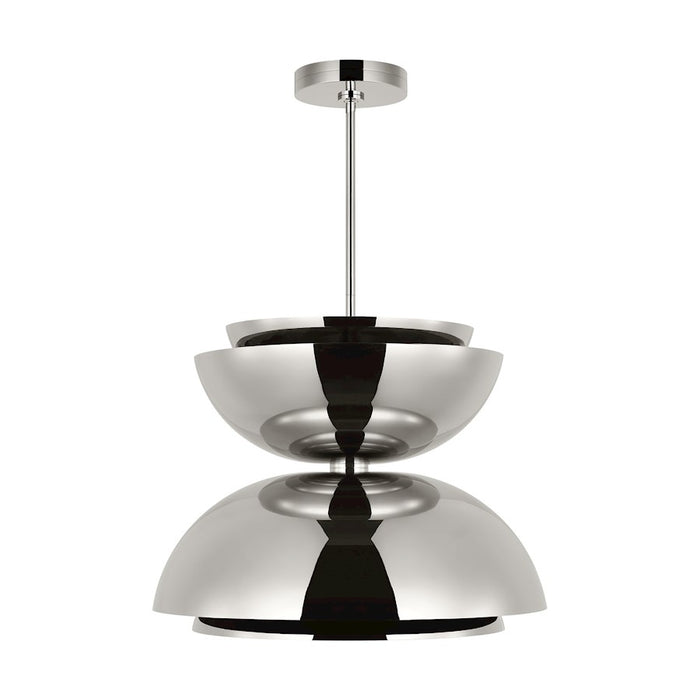 Visual Comfort Modern Sean Lavin Shanti 2 Lt Dbl Asym Pendant, PN - SLPD32227N