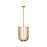 Visual Comfort Modern Sean Lavin Sanchi 2 Lt Pendant, PABR - SLPD33227PAB