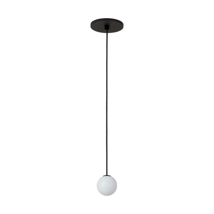 Visual Comfort Modern Orbet 1 Light 3" Pendant, Nightshade Black