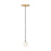 Visual Comfort Modern Orbet 1 Light 3" Pendant, Antique Brass - SLPD58527HAB