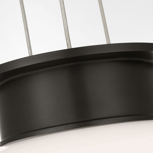 Visual Comfort Modern Vetro 1 Light 21.3" Pendant, Bronze