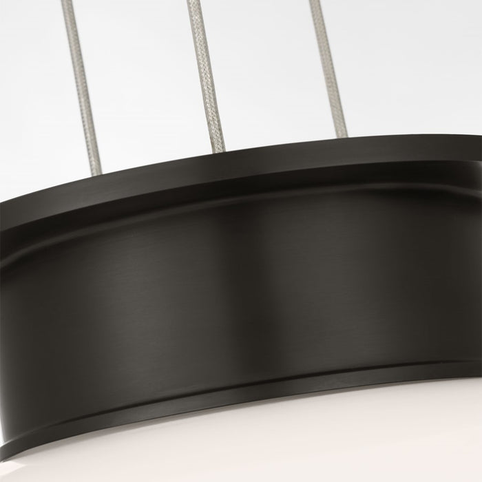 Visual Comfort Modern Vetro 1 Light 21.3" Pendant, Bronze