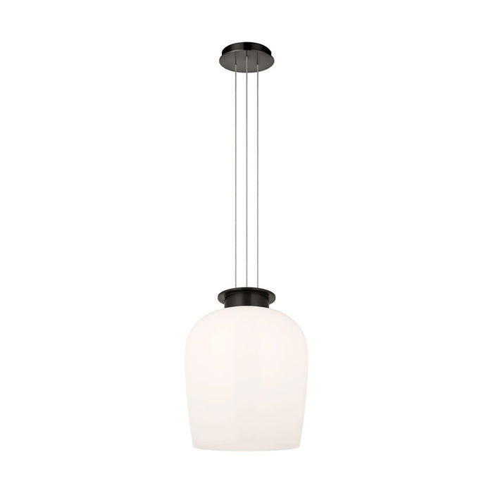Visual Comfort Modern Vetro 1 Light 21.3" Pendant, Bronze