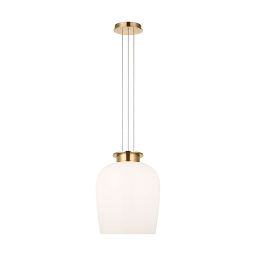 Visual Comfort Modern Vetro 1 Light 21.3" Pendant, Brass - SLPD62327HABMG