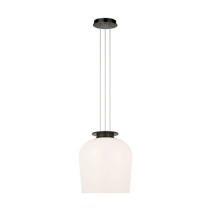 Visual Comfort Modern Vetro 1 Light 12" Pendant, Bronze - SLPD62427BZMG