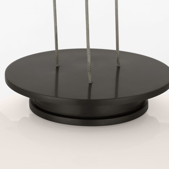 Visual Comfort Modern Vetro 1 Light 12" Pendant, Bronze