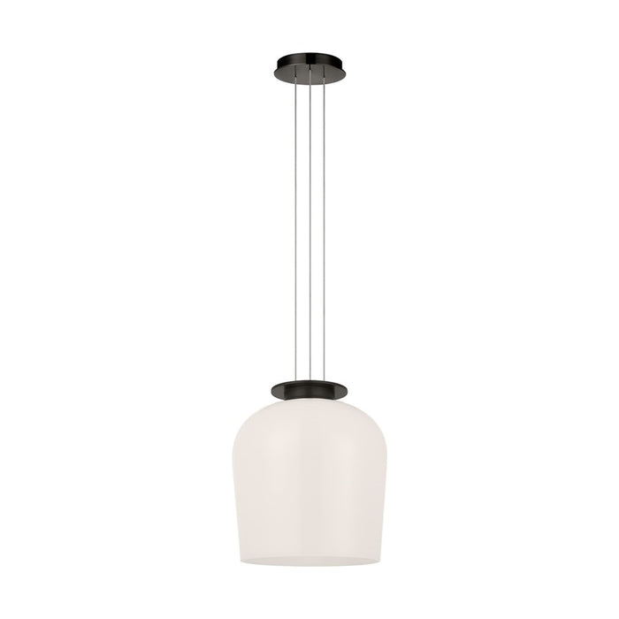 Visual Comfort Modern Vetro 1 Light 12" Pendant, Bronze