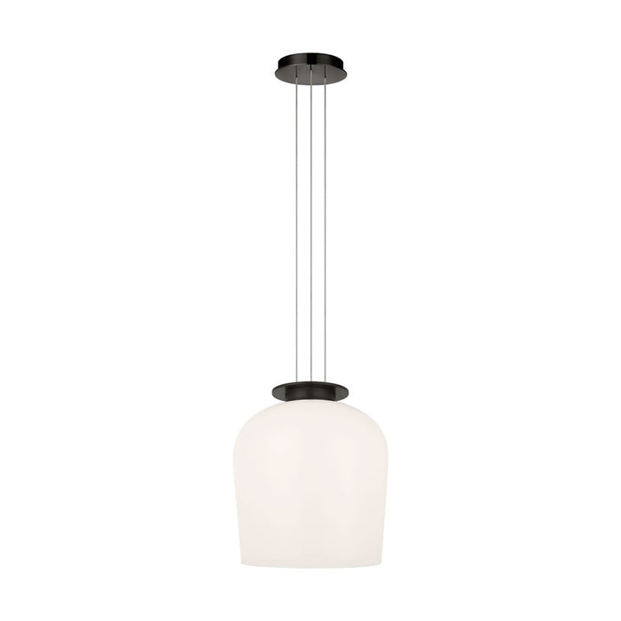 Visual Comfort Modern Vetro 1 Light 12" Pendant, Bronze