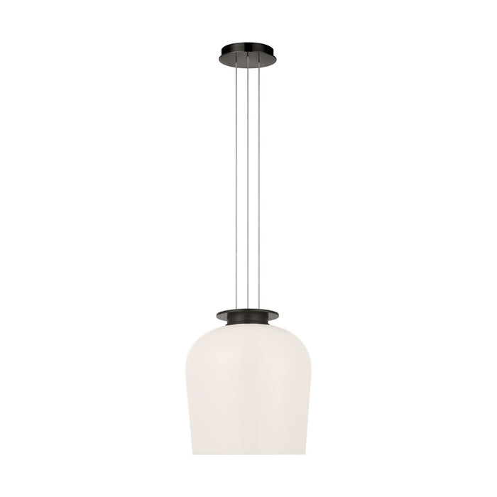 Visual Comfort Modern Vetro 1 Light 12" Pendant, Bronze