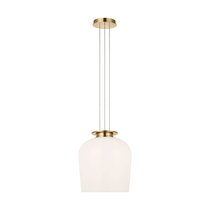Visual Comfort Modern Vetro 1 Light 12" Pendant, Brass - SLPD62427HABMG