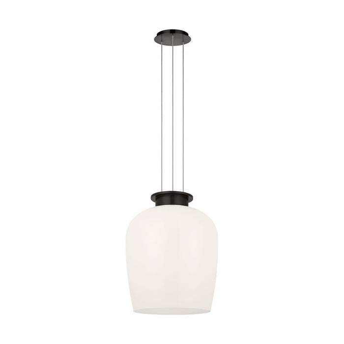 Visual Comfort Modern Vetro 1 Light 17" Pendant, Bronze