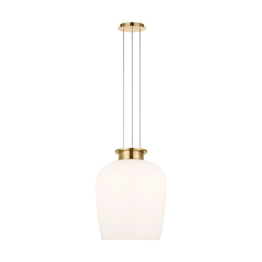 Visual Comfort Modern Vetro 1 Light 17" Pendant, Brass - SLPD62527HABMG