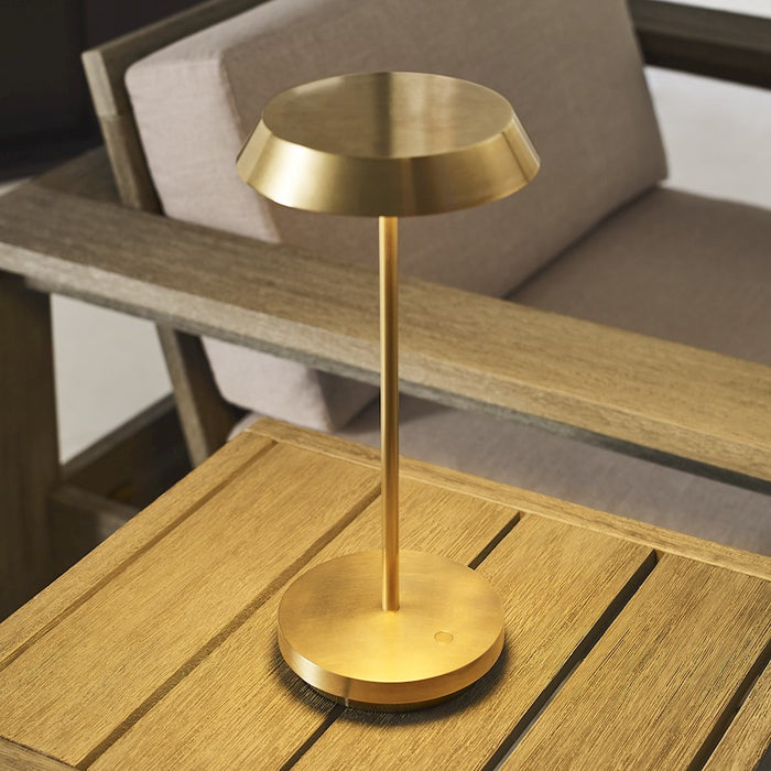 Visual Comfort Modern Sean Lavin Tepa 1 Light Table Lamp, Brass