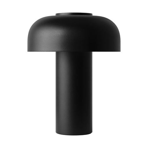 Visual Comfort Modern Louver 7" Rechargeable Table Lamp, BK - SLTB62127B