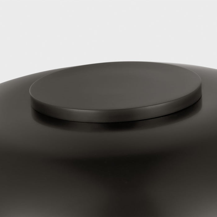 Visual Comfort Modern Louver 7" Rechargeable Table Lamp, BZ