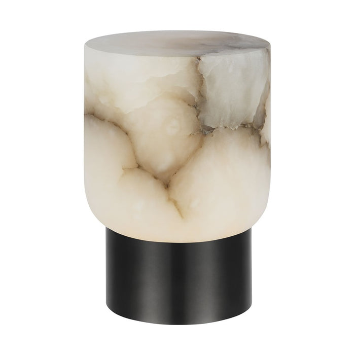 Visual Comfort Mod Caspe Alabaster 7" Rechargeable Lamp, BZ