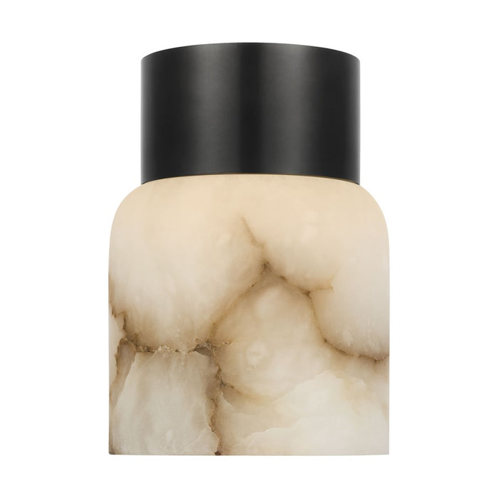 Visual Comfort Mod Caspe Alabaster 7" Rechargeable Lamp, BZ