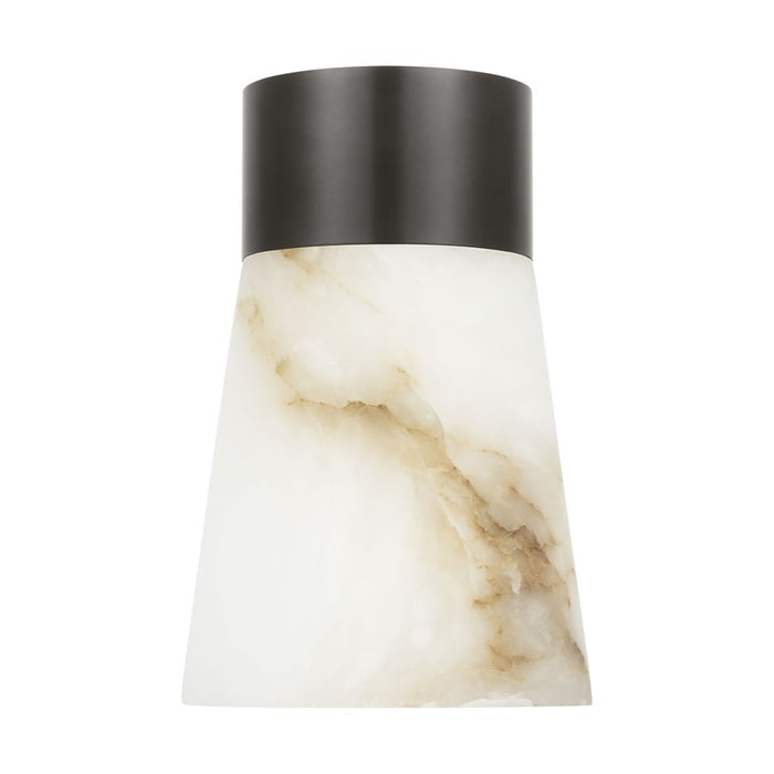 Visual Comfort Mod Caspe Alabaster 8" Rechargeable Lamp, BZ