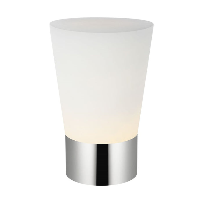 Visual Comfort Mod Caspe Alabaster 8" Rechargeable Lamp, NK