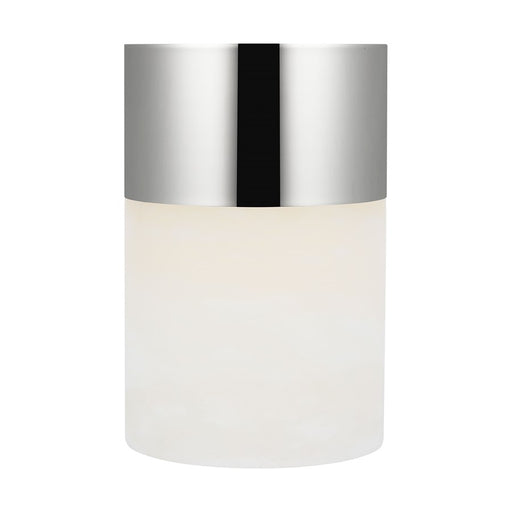 Visual Comfort Mod Caspe Alabaster 6" Rechargeable Lamp, NK - SLTB66927PNALB