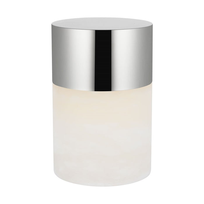 Visual Comfort Mod Caspe Alabaster 6" Rechargeable Lamp, NK