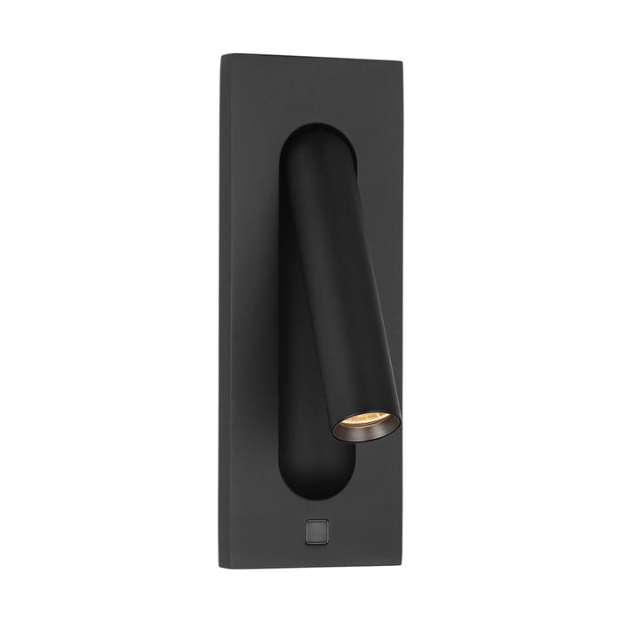 Visual Comfort Modern Ponte 1 Light 7" Task Sconce, Black
