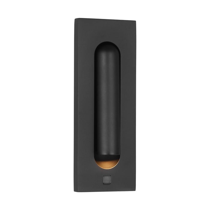 Visual Comfort Modern Ponte 1 Light 7" Task Sconce, Black