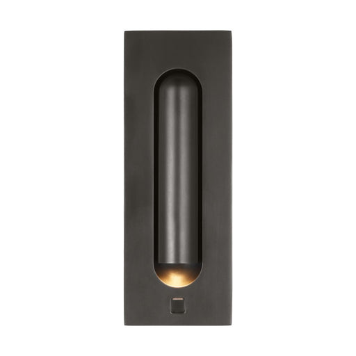 Visual Comfort Modern Ponte 1 Light 7" Task Sconce/277V, BZ - SLTS67827BZ-277