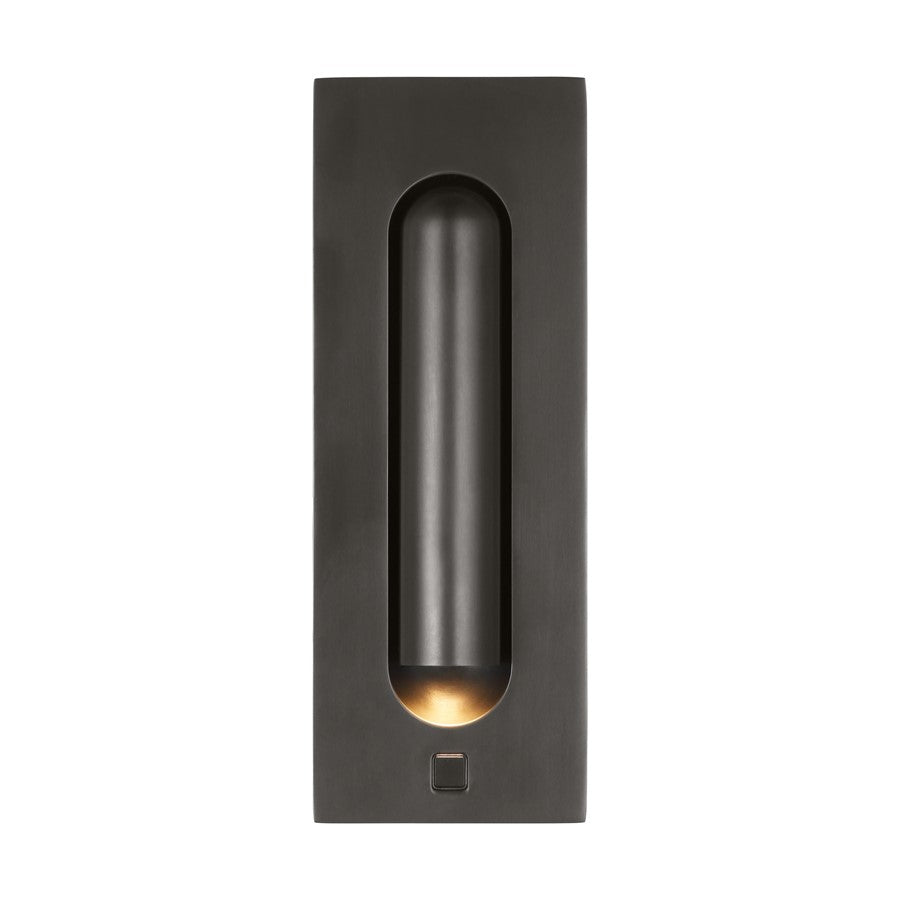 Visual Comfort Modern Ponte 1 Light 7" Task Sconce, Bronze - SLTS67827BZ