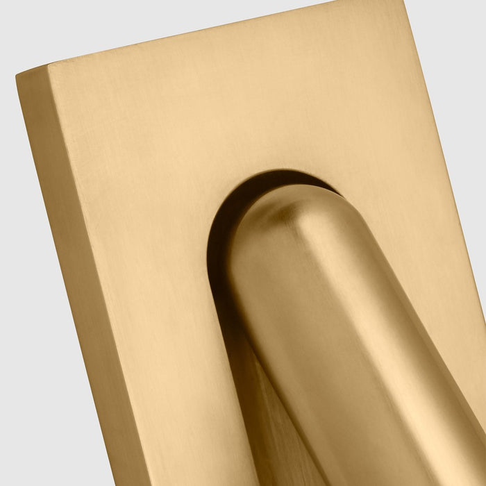 Visual Comfort Modern Ponte 1Lt 7" Task Sconce/277V, Brass