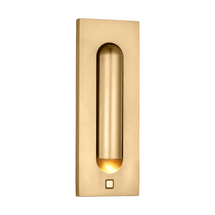 Visual Comfort Modern Ponte 1 Light 7" Task Sconce, Brass