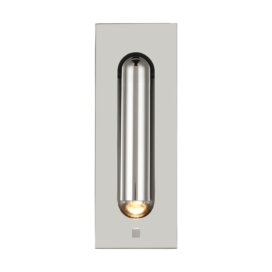 Visual Comfort Modern Ponte 1 Light 7" Task Sconce, Pol Nickel - SLTS67827PN