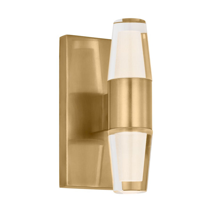 Visual Comfort Modern Sean Lavin Lassell 2 Lt Sconce, BR/CRY - SLWS31327NB